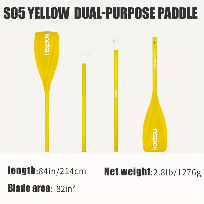 2-in-1 iSUP Kayak Paddle Board Paddle