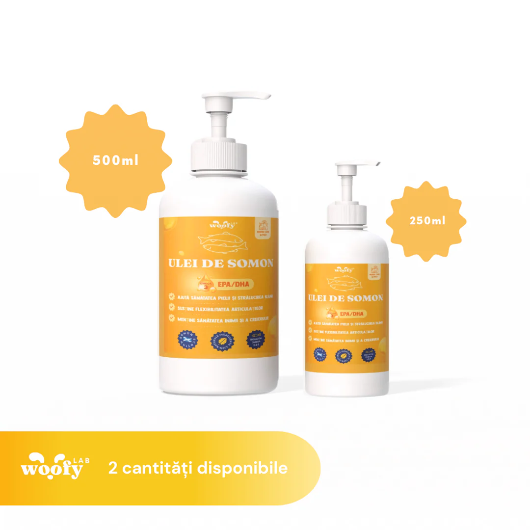 Ulei De Somon - Suport Natural pentru Câini și Pisici
