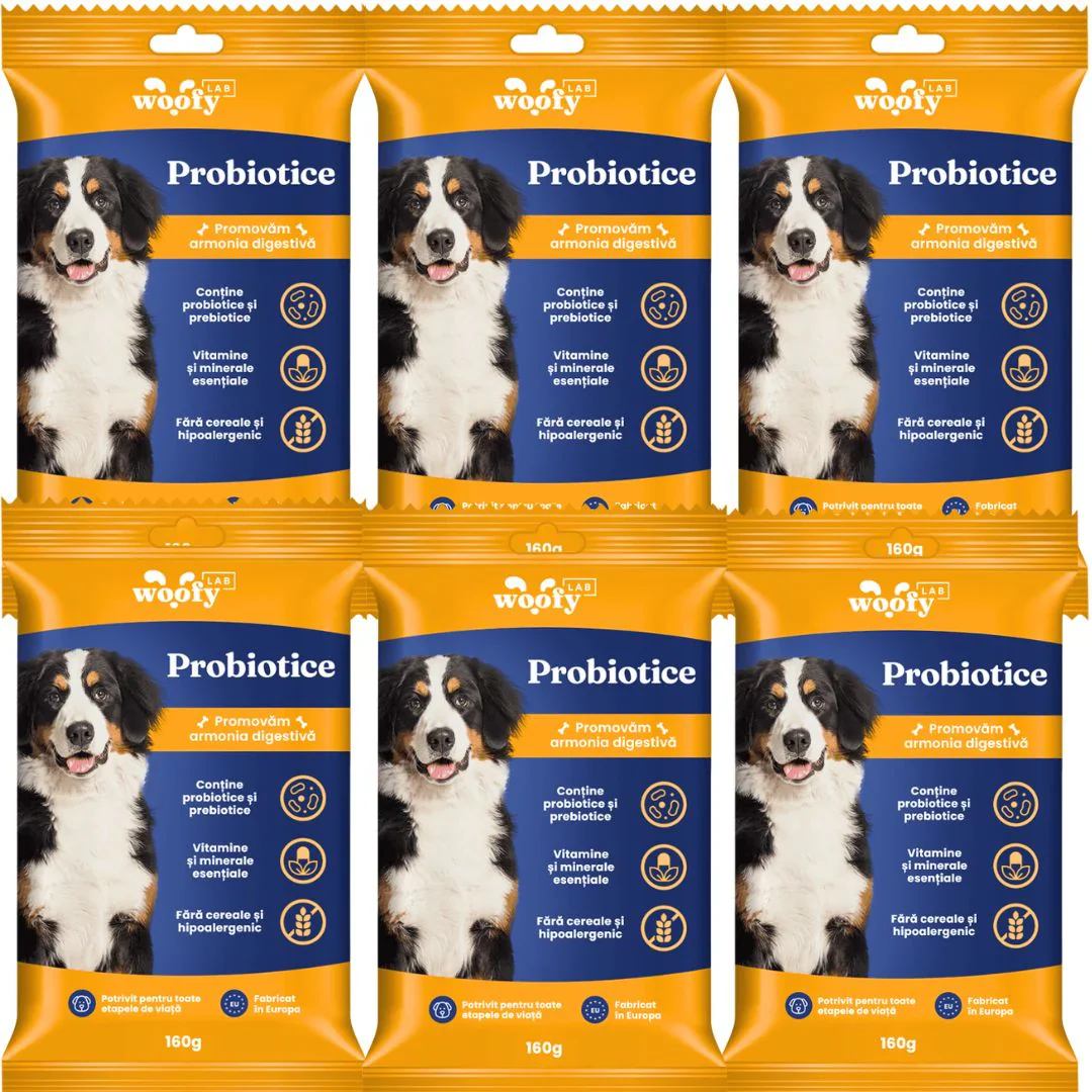 SNACKURI PROBIOTICE - Supliment digestiv premium pentru câini