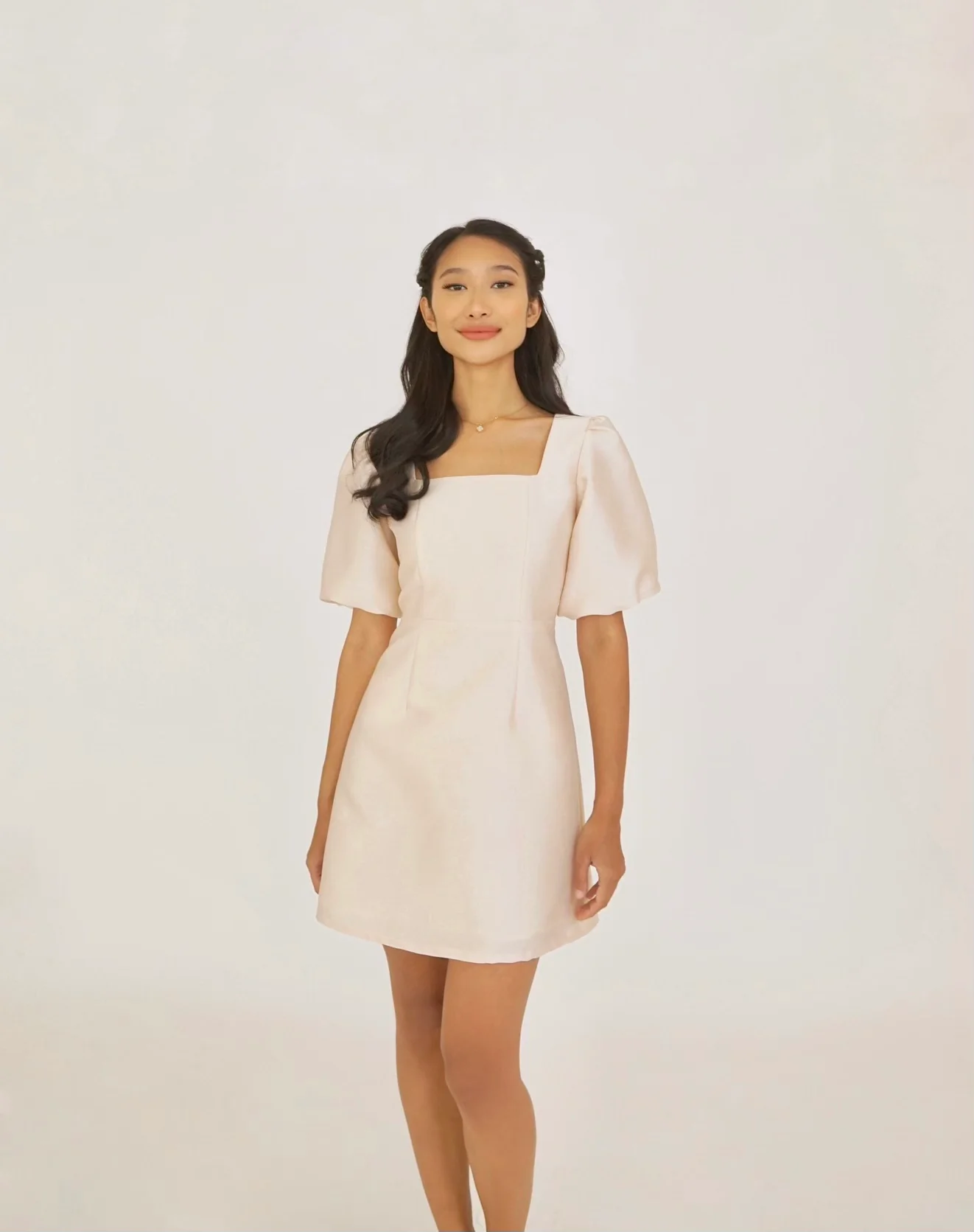 Sandrine mini dress (CHAMPAGNE)