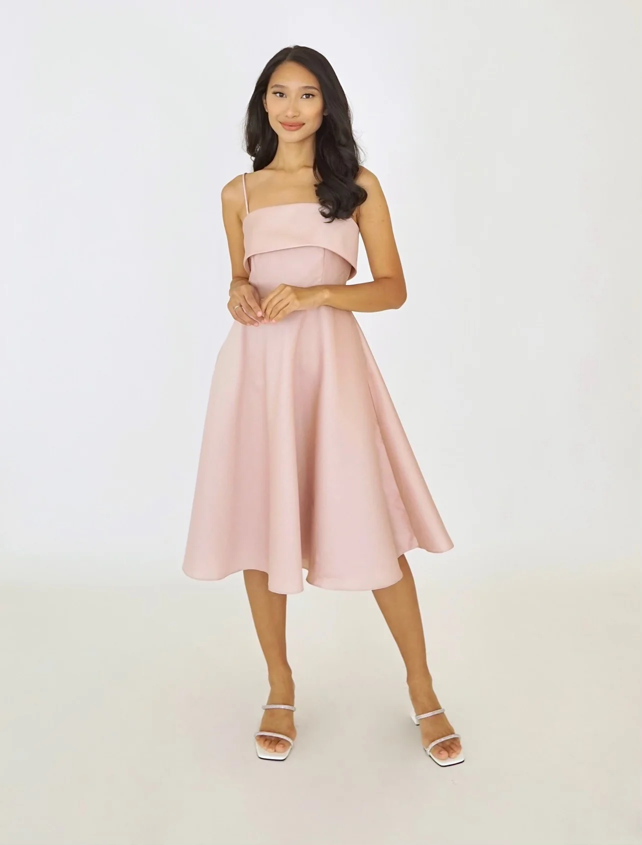 Corazon midi dress (BLUSH)