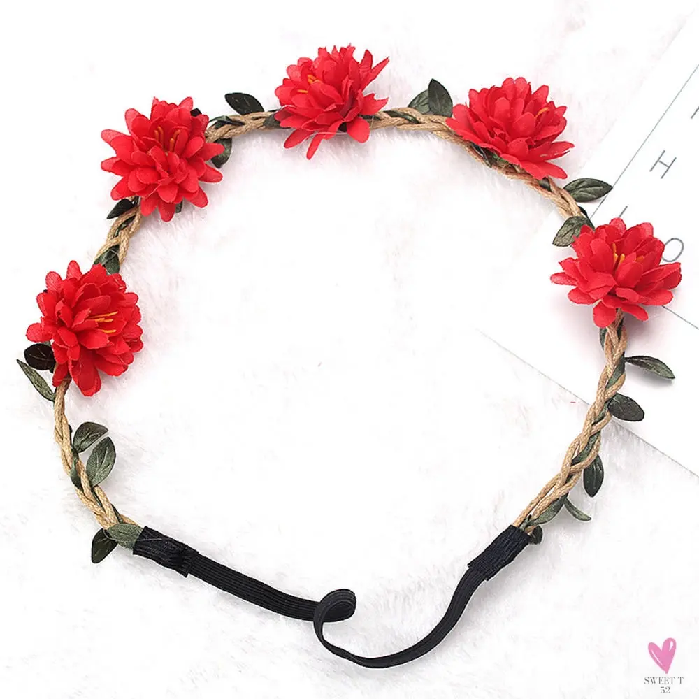 1 Piece Floral Garland, Princess Head Wreath/Crown Head Wear for Women and Girls