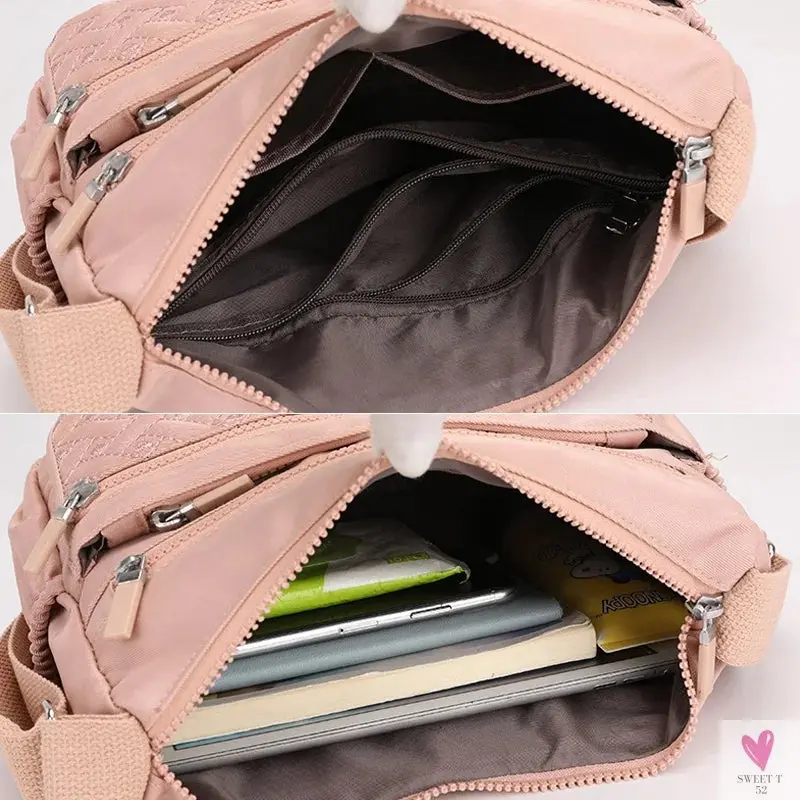 Women's Shoulder Crossbody Bag - Waterproof, Solid Colors, Casual Handbag, Messenger Bag