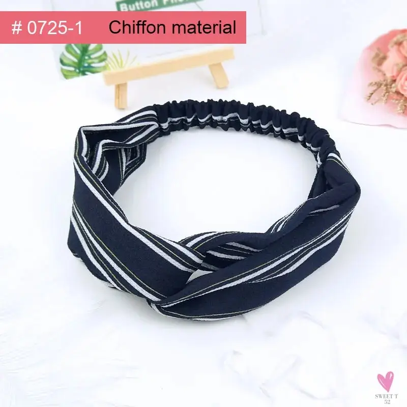 Scrunchies - Women's Knotted Turban Hair Accessories for Girls, Headband Turban/Elastic Hairband/Head Wrap/Striped  Hair Scrunchies