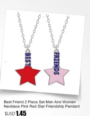 Best Friend Pendant Necklace - Big Sis, Middle Sis and Little Sis - Girls