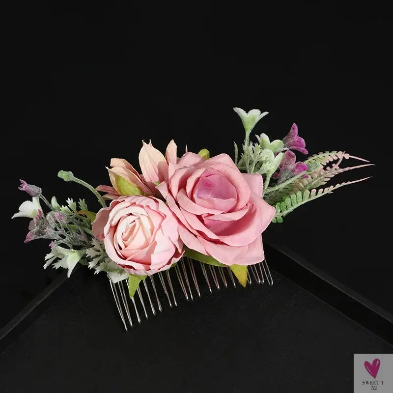 Floral Hair Combs for Summer Weddings, Festivals, Concerts, Holidays - Hair Accessoires for Women & Girlsl