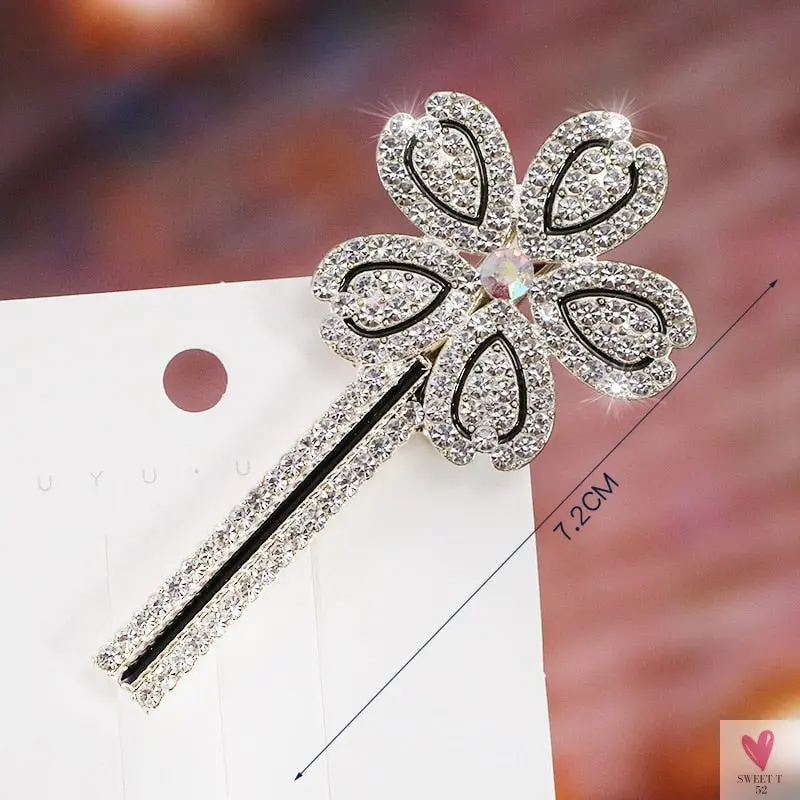 Rhinestone/Pearl Hairpins/Hair Clips in Geometric Patterns for Women & Girls