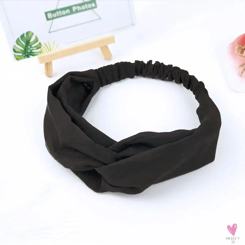 Scrunchies - Women's Knotted Turban Hair Accessories for Girls, Headband Turban/Elastic Hairband/Head Wrap/Striped  Hair Scrunchies