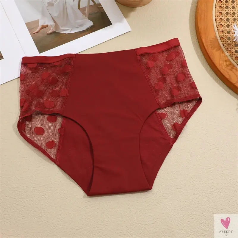 Leak Proof Briefs, Wave Point, Women's Underwear, Seamless Briefs for Menstrual Periods