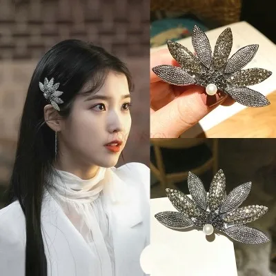 Clip Headwear Full Moon Hairpin Hairpin Net Red Girl Hairpin