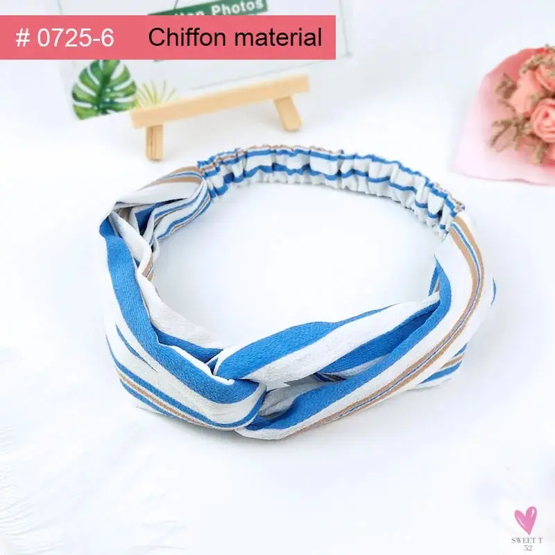 Scrunchies - Women's Knotted Turban Hair Accessories for Girls, Headband Turban/Elastic Hairband/Head Wrap/Striped  Hair Scrunchies