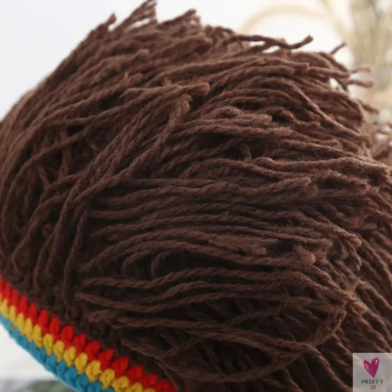 Headband Wig/Cap, Beanie Hat, Handmade Cap, Reggae Style Dreadlocks, Unisex, Synthetic Fibers Headband Wig/Cap