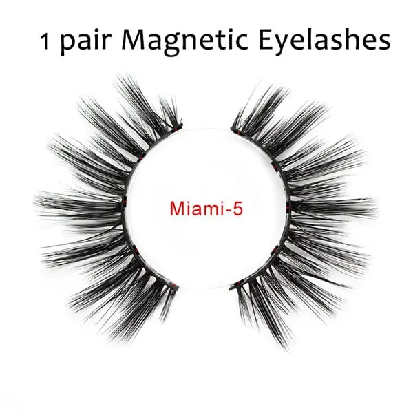 Double Layer Magnetic False Eyelashes & Eye Liner With Tweezers for Women and Girls