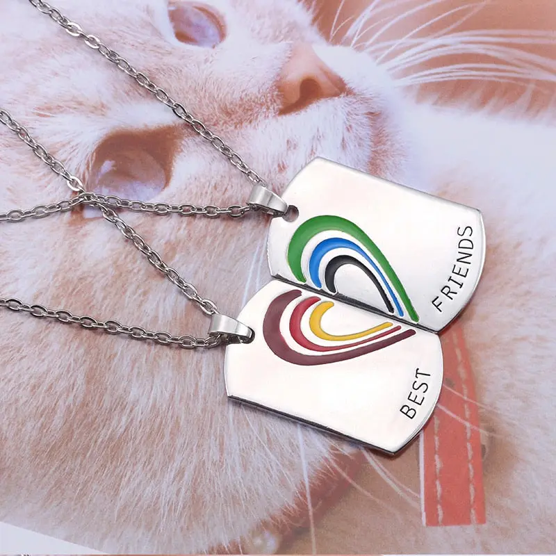 Best Friend Pendant Necklace - Big Sis, Middle Sis and Little Sis - Girls