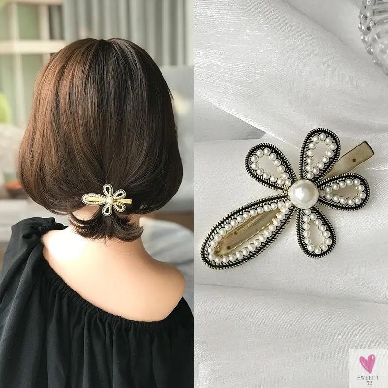 Rhinestone/Pearl Hairpins/Hair Clips in Geometric Patterns for Women & Girls
