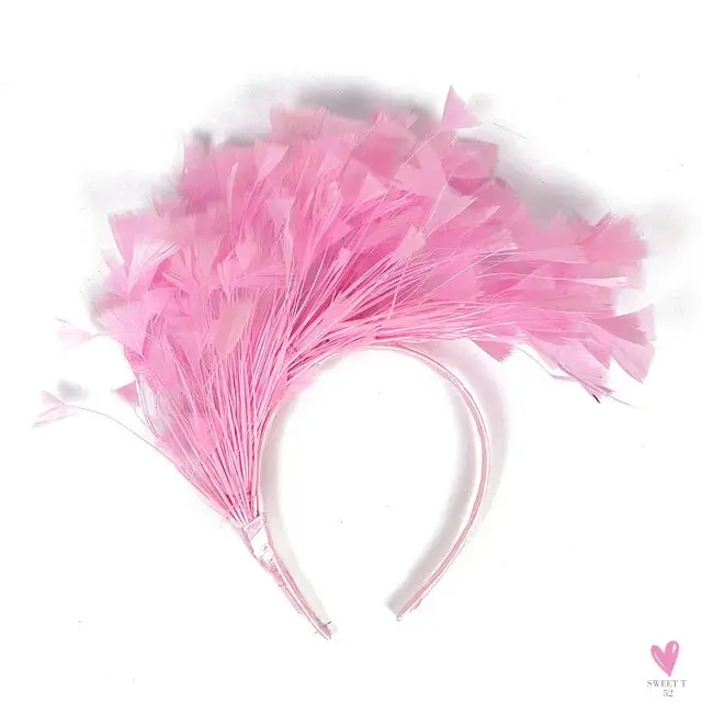 Colorful Feather Hair Hoop, Masquerade Vintage Headband, Party/Dancing/Photograph Hair Accessories