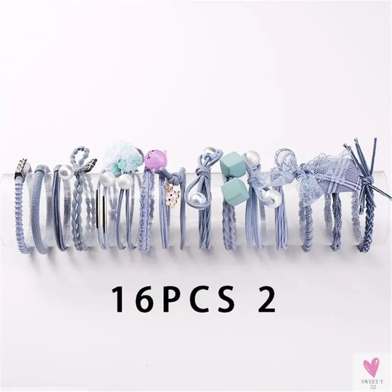 Teens Scrunchy Elastic Hair Bands/Ponytail Holder for Girls - Rubber Rope Ties, Gum Headwear, Scrunchies, Hair Accessories