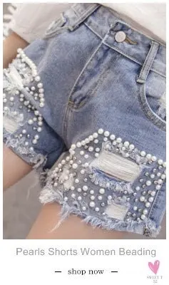 Women's Flower Embroidered Straight leg Jeans - Female Casual Pencil Pants, Straight Leg Jeans