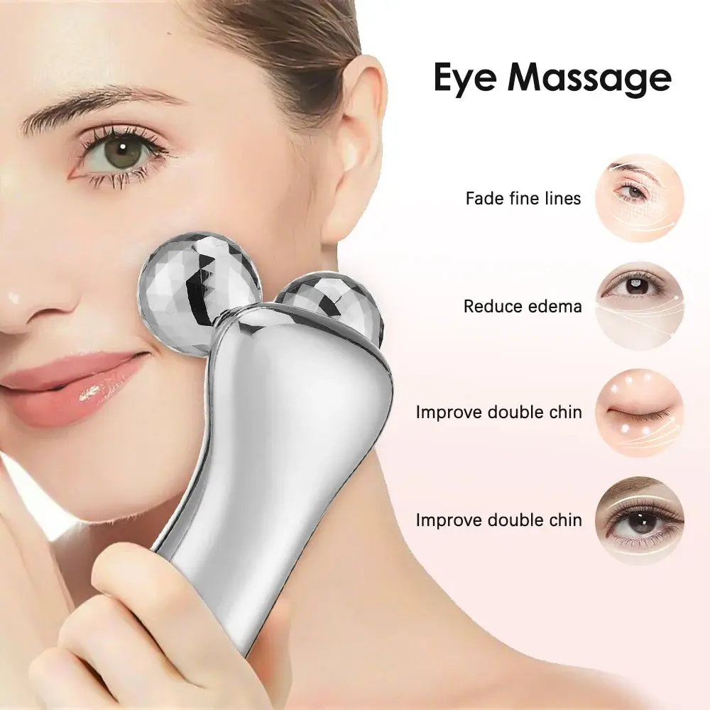 Electric Facial Micro-current Beauty Device, Face Lift Roller/Massager/Skin Tightening
