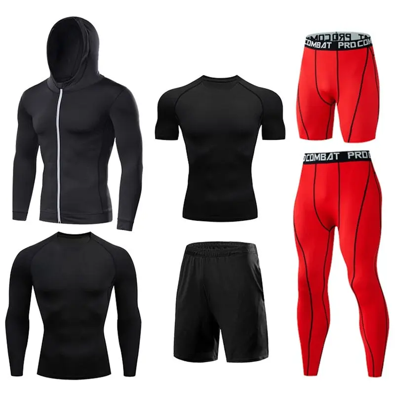 Quick Drying Elastic T-Shirt for Men & Boys, Anti-Wrinkle in 8 Solid Colors for Gym or Sports