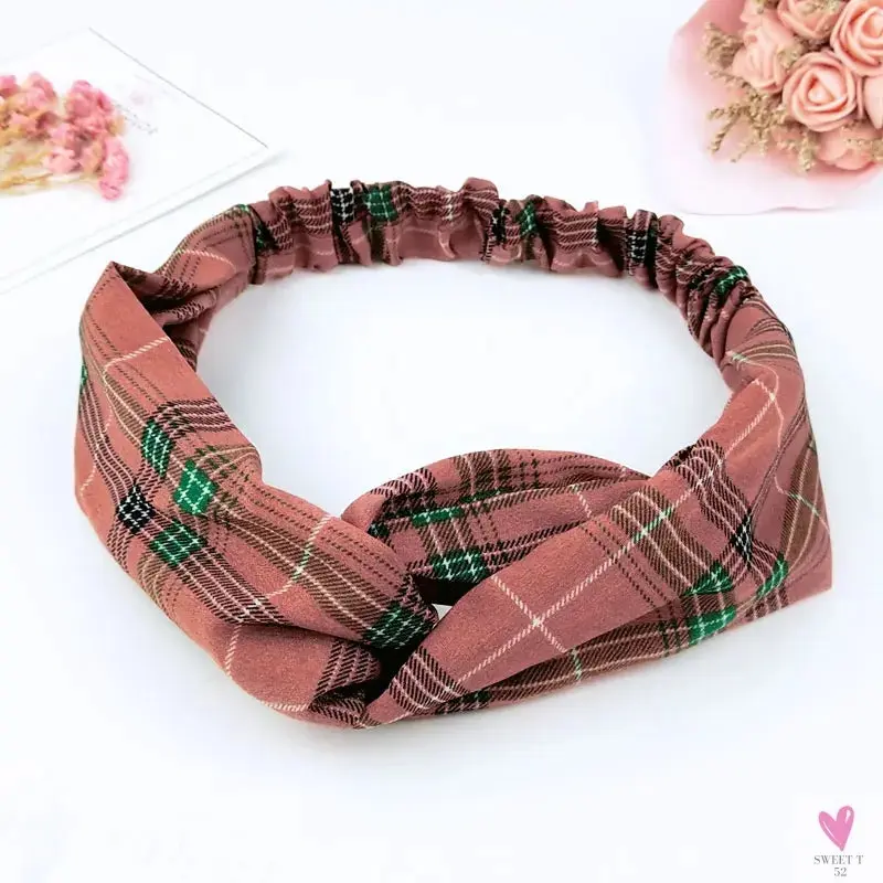 Scrunchies - Women's Knotted Turban Hair Accessories for Girls, Headband Turban/Elastic Hairband/Head Wrap/Striped  Hair Scrunchies