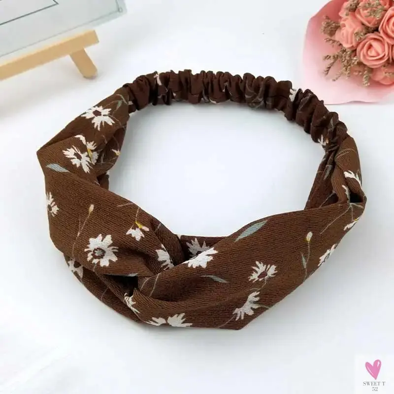 Scrunchies - Women's Knotted Turban Hair Accessories for Girls, Headband Turban/Elastic Hairband/Head Wrap/Striped  Hair Scrunchies