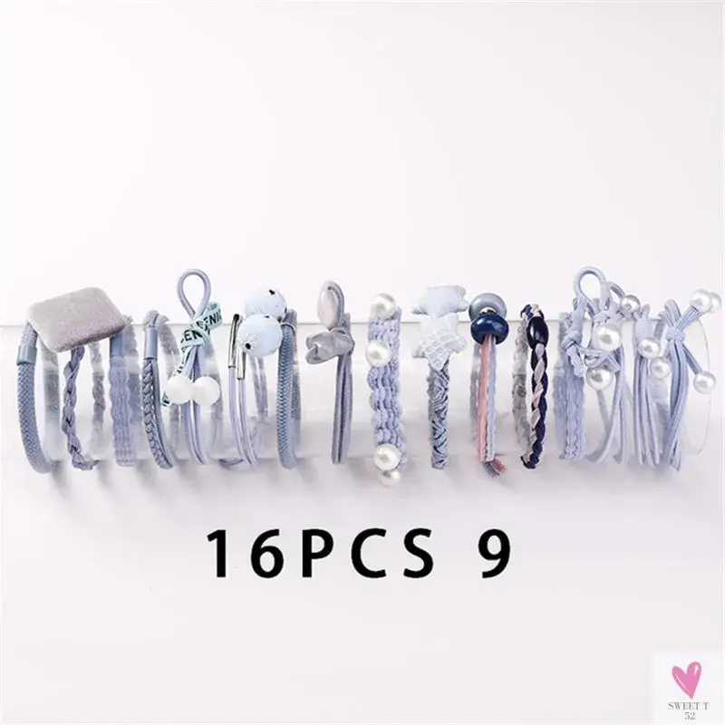 Teens Scrunchy Elastic Hair Bands/Ponytail Holder for Girls - Rubber Rope Ties, Gum Headwear, Scrunchies, Hair Accessories