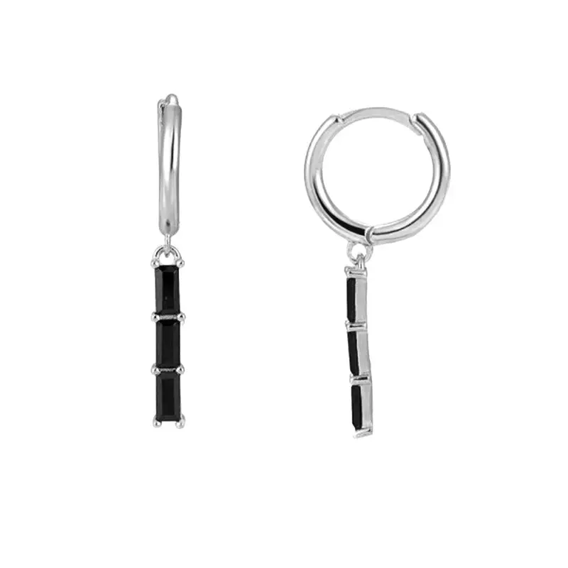 Gold Color Cute Water Drop Earrings For Women & Girls - Zircon Piercing Huggies/Hoop Dangle Earrings