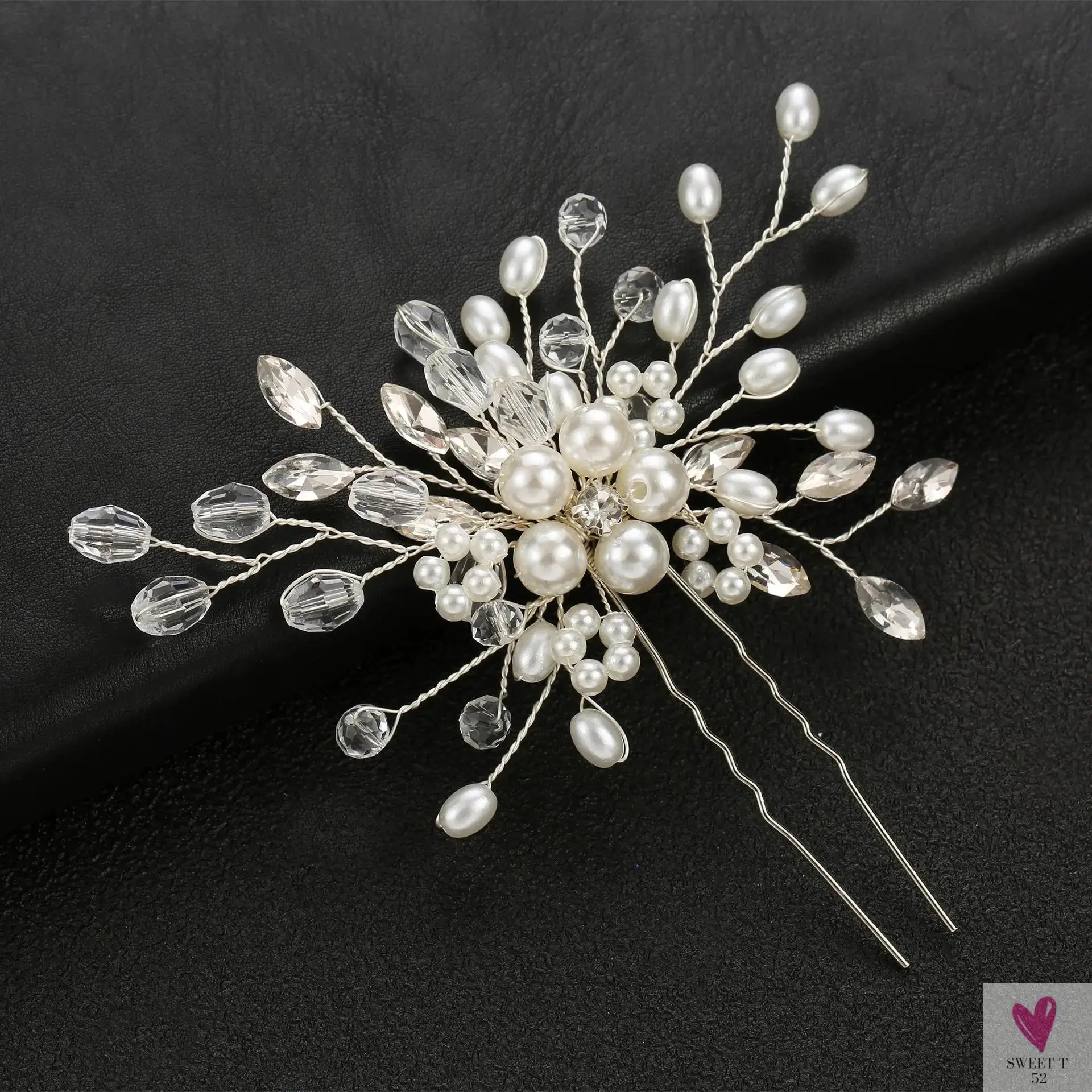 Elegant Hair Pins or Combs for Special Occasions, Weddings and Festivals for Women & Girls