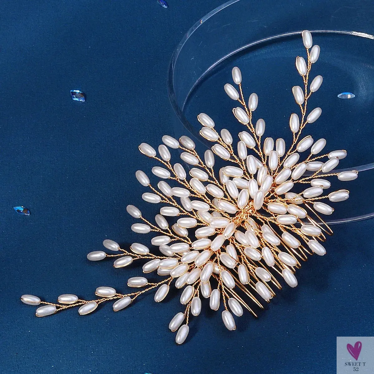 Elegant Hair Pins or Combs for Special Occasions, Weddings and Festivals for Women & Girls