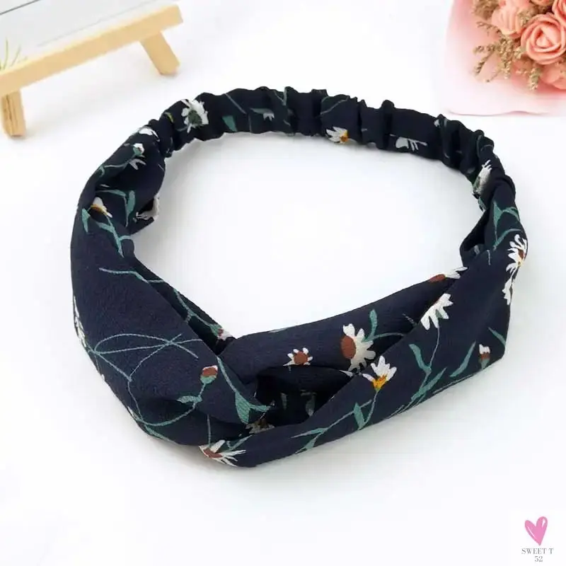 Scrunchies - Women's Knotted Turban Hair Accessories for Girls, Headband Turban/Elastic Hairband/Head Wrap/Striped  Hair Scrunchies