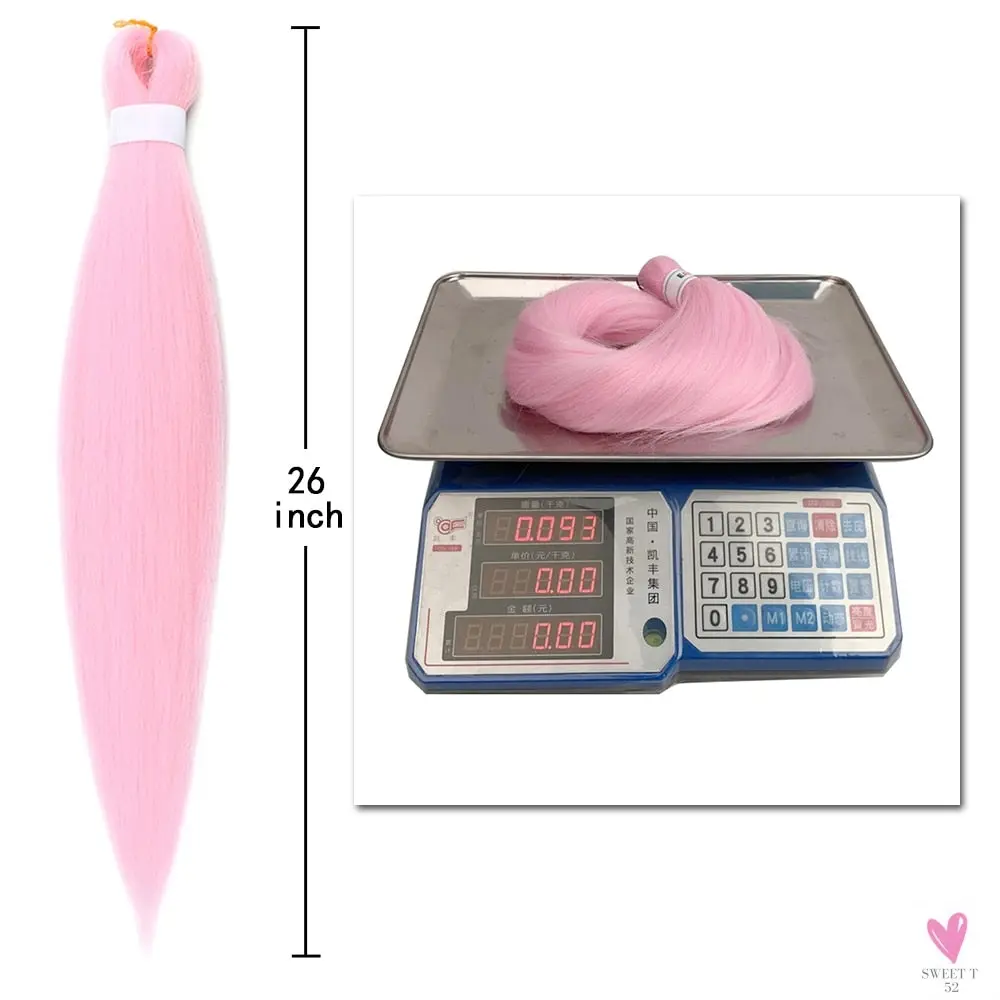 Synthetic Hair Extension Braids for Women and Girls; Kanekalon Hair For Braids (1 Pc/Lot)