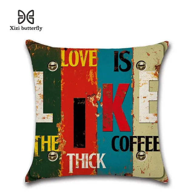 Mediterranean Hand-Painted Throw Pillows