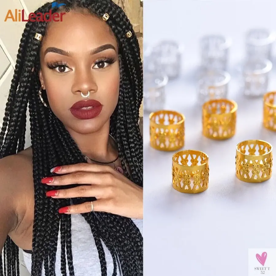 Dreadlock Rings & Tubes - DIY Hair Braid Accessories  for Men and Women - Unisex