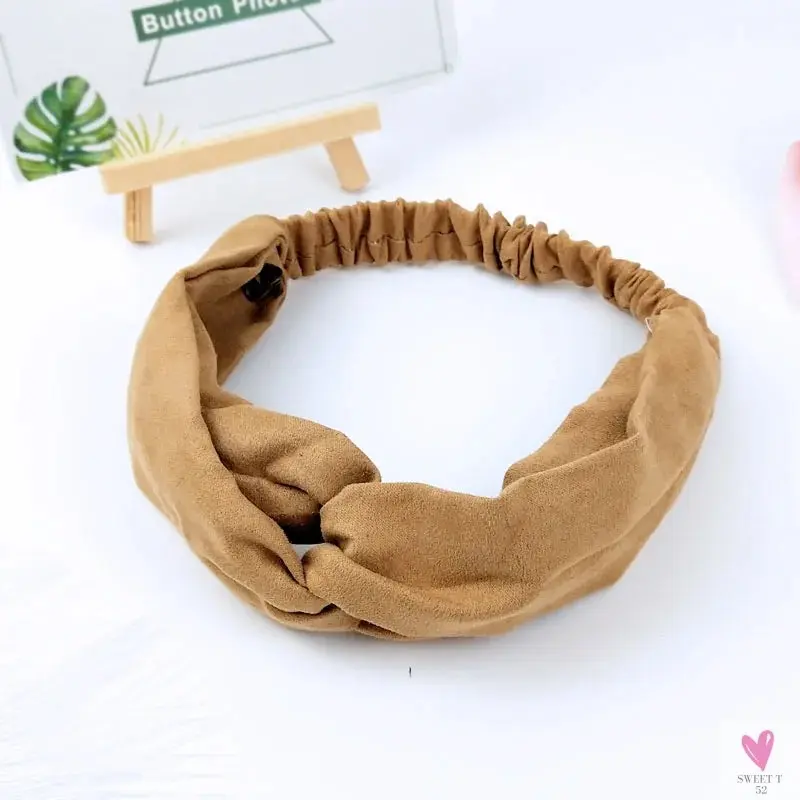 Scrunchies - Women's Knotted Turban Hair Accessories for Girls, Headband Turban/Elastic Hairband/Head Wrap/Striped  Hair Scrunchies