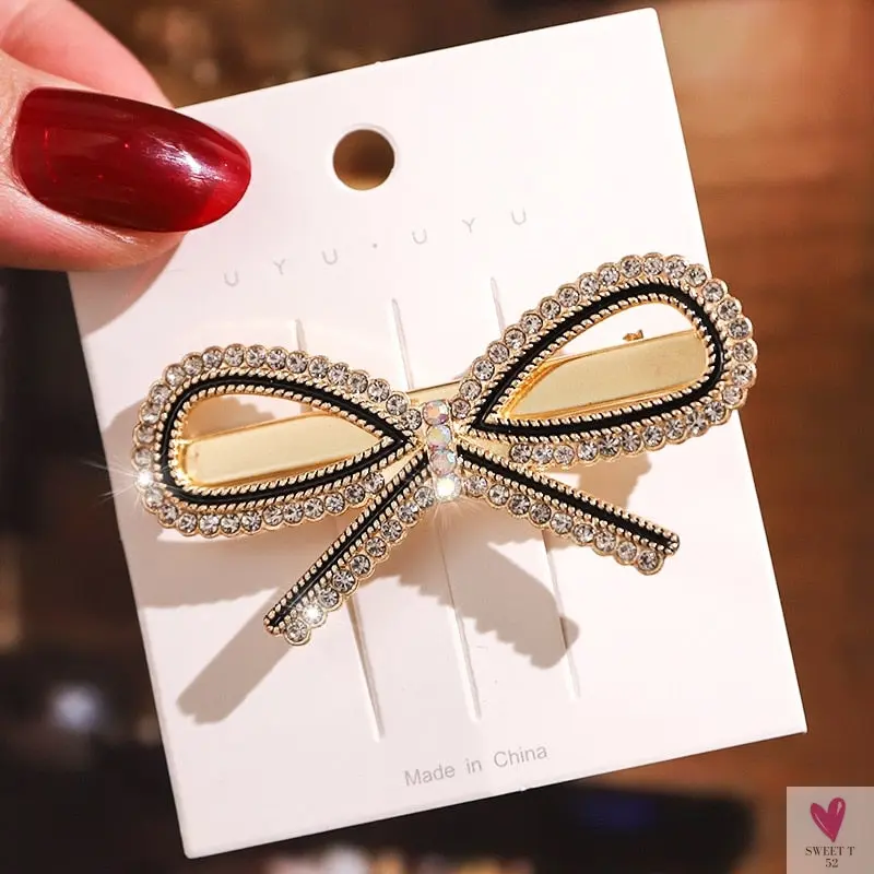Rhinestone/Pearl Hairpins/Hair Clips in Geometric Patterns for Women & Girls