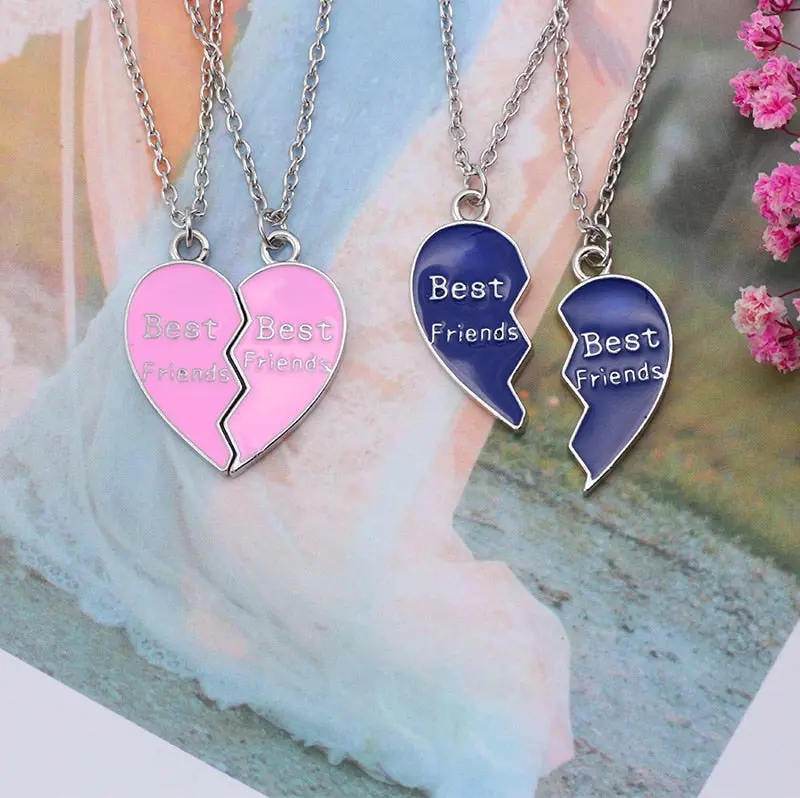 Best Friend Pendant Necklace - Big Sis, Middle Sis and Little Sis - Girls