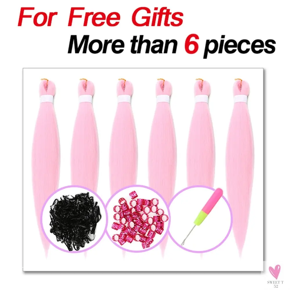 Synthetic Hair Extension Braids for Women and Girls; Kanekalon Hair For Braids (1 Pc/Lot)