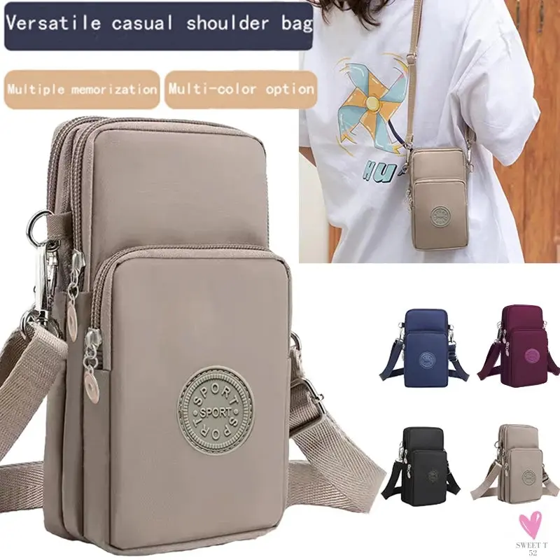 Men & Women's Compatible Bag - Mobile Phone, Versatile Mini Single-Shoulder Crossbody Bag, Sports Arm Bag