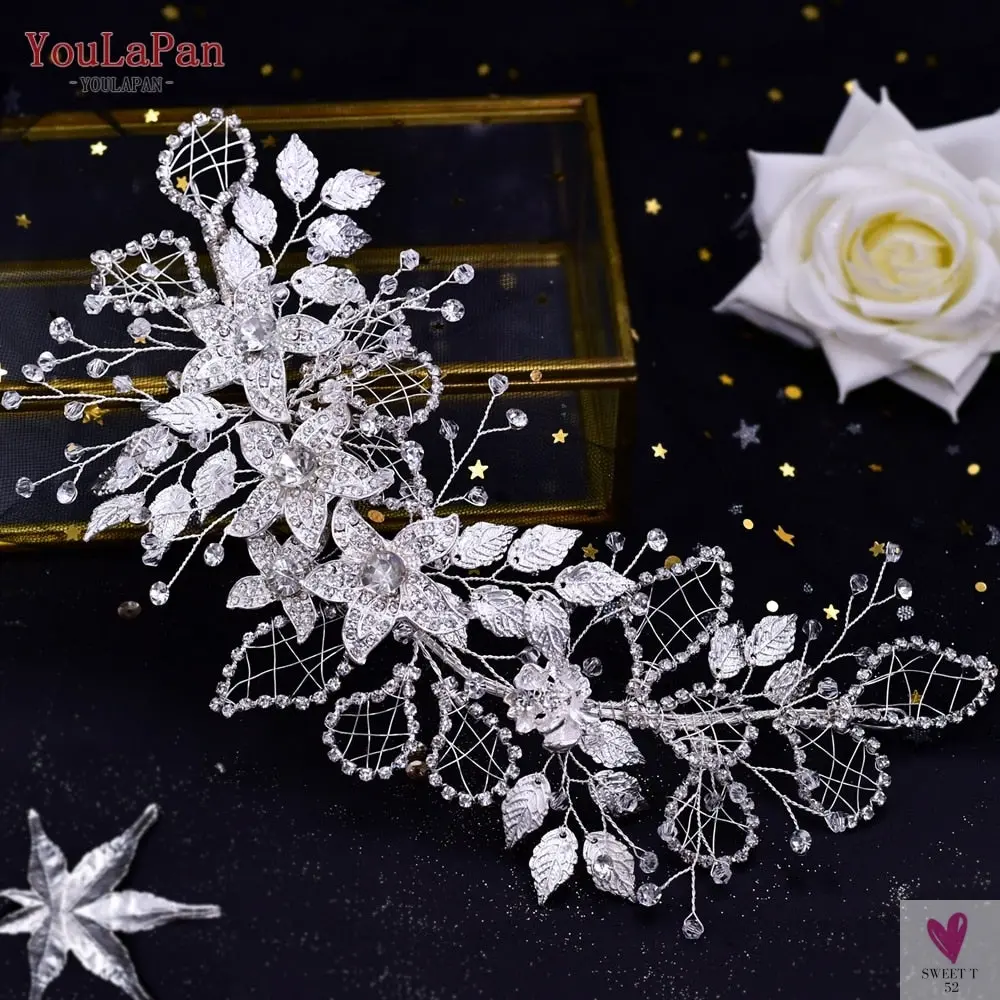 Shiny Bridal Headdress - Luxury Wedding Headband - Women's Hair Accessories, Queen Headpiece, Party, Banquet Headwear