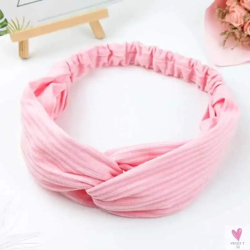 Scrunchies - Women's Knotted Turban Hair Accessories for Girls, Headband Turban/Elastic Hairband/Head Wrap/Striped  Hair Scrunchies