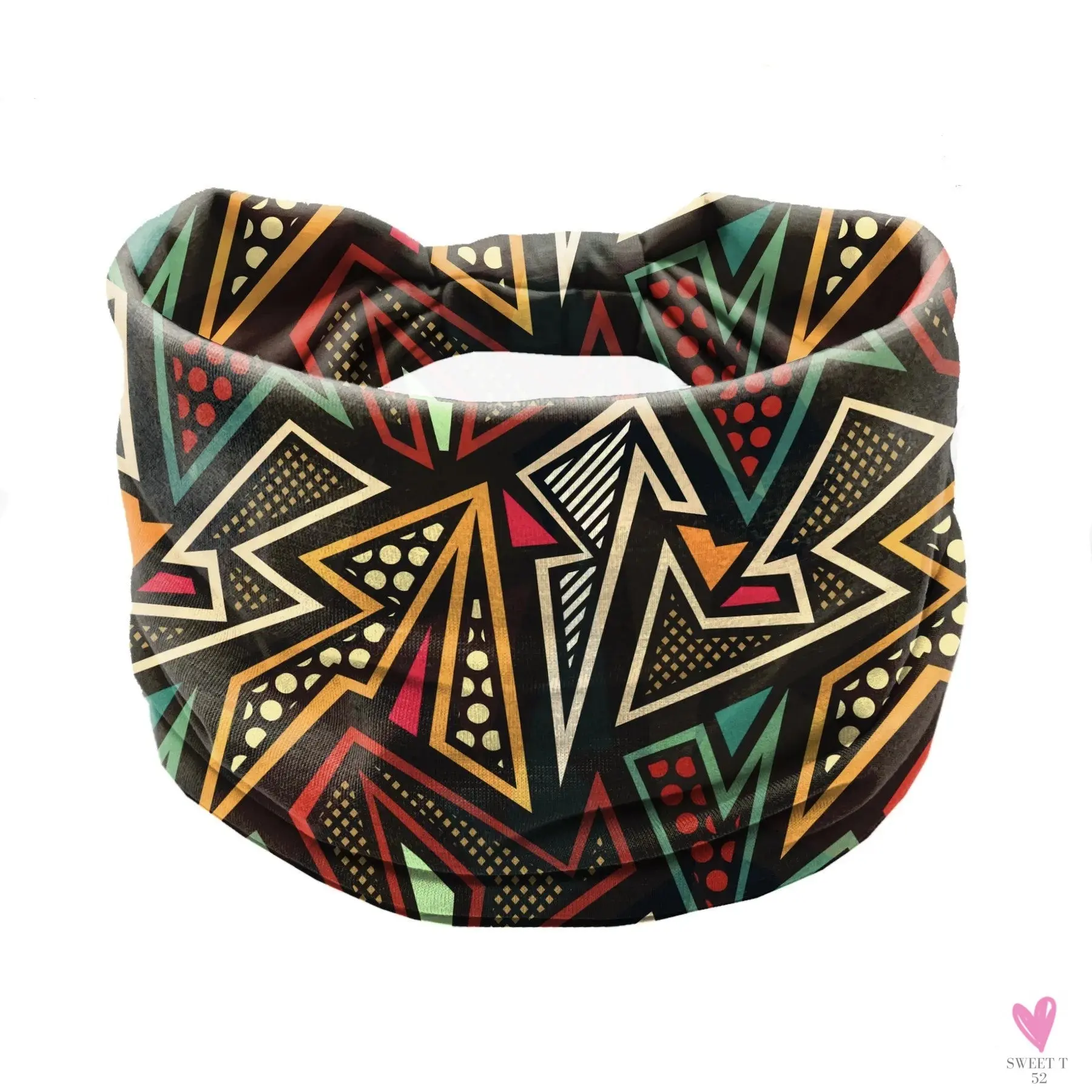 African and Bohemian Twisted Wide Cotton Stretch Headbands for Women & Girls - Headwrap/Turban Headwear, Bandana Headbands
