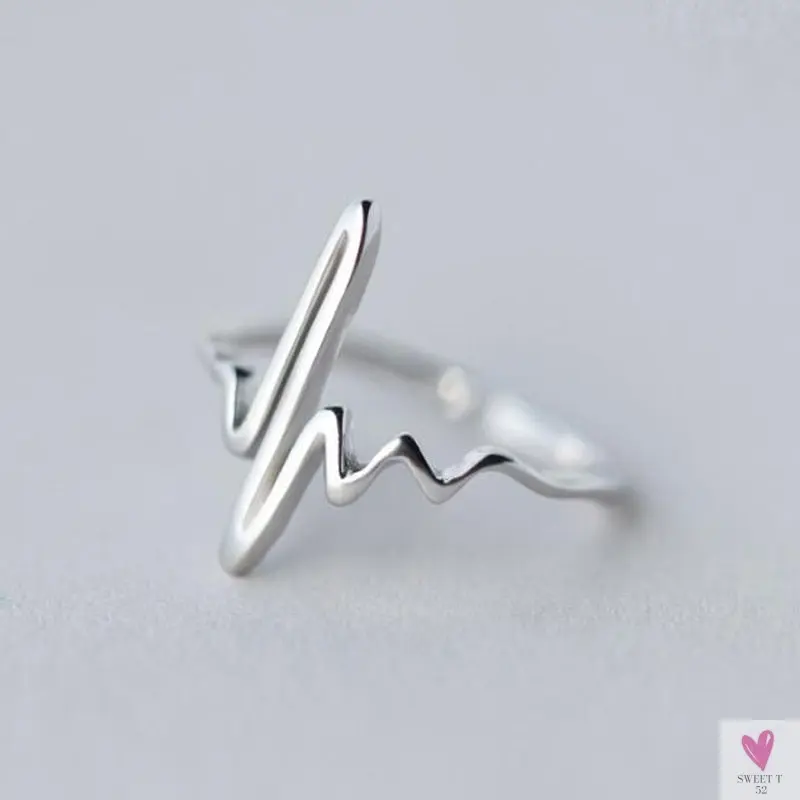 Geometric Circle - Open Adjustable Rings For Women & Girls - Micro Pave, Feather, Leaves, Wave, Cat, Femme Finger Rings