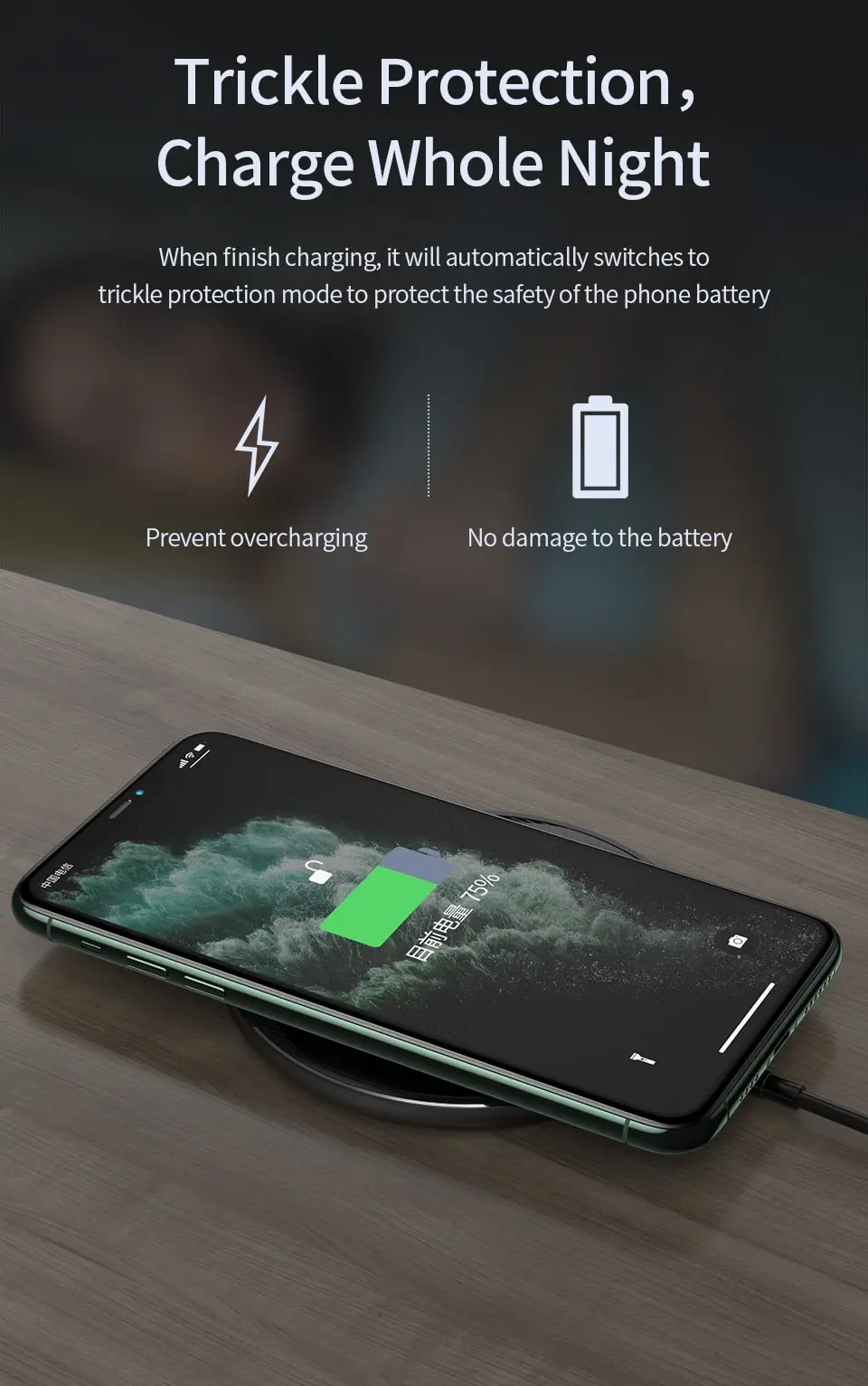 Quick Wireless Charger, USB Type, Mobile Phone -10 W Wireless Charger