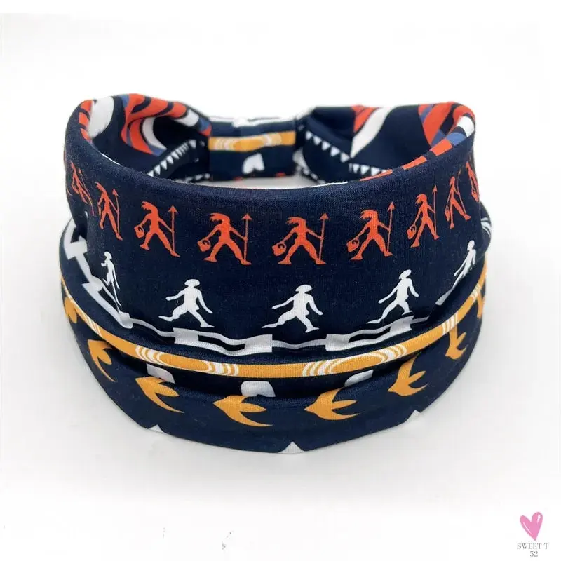 African and Bohemian Twisted Wide Cotton Stretch Headbands for Women & Girls - Headwrap/Turban Headwear, Bandana Headbands