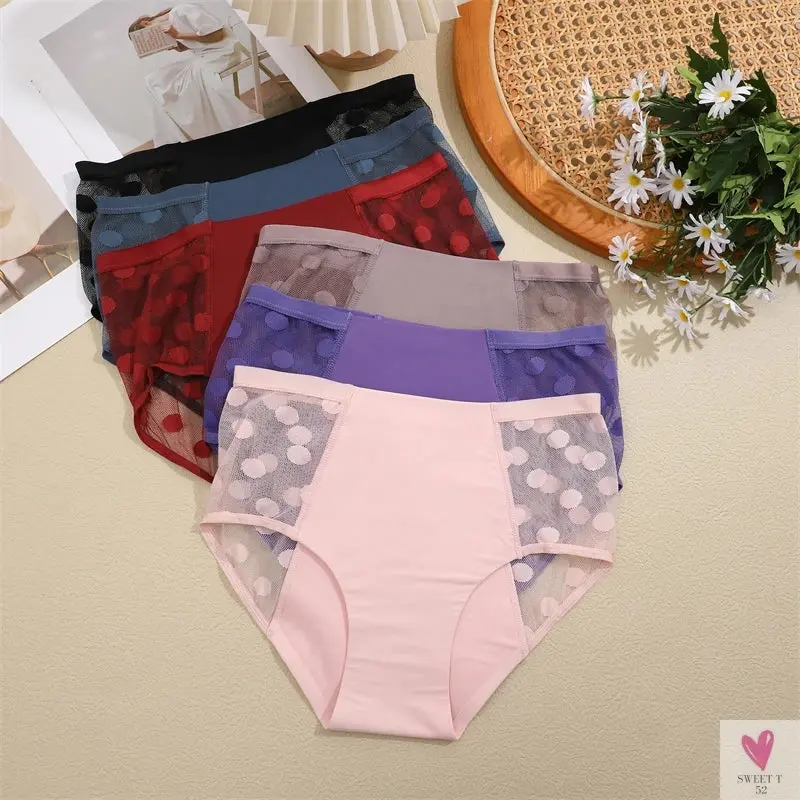 Leak Proof Briefs, Wave Point, Women's Underwear, Seamless Briefs for Menstrual Periods