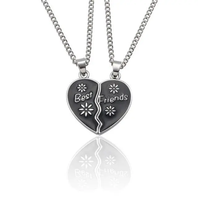 Best Friend Pendant Necklace - Big Sis, Middle Sis and Little Sis - Girls