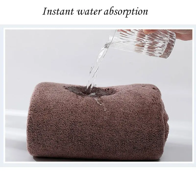 Bath Towel Robe for Women & Girls - Soft and Wearable, Fast Drying in Solid Colors