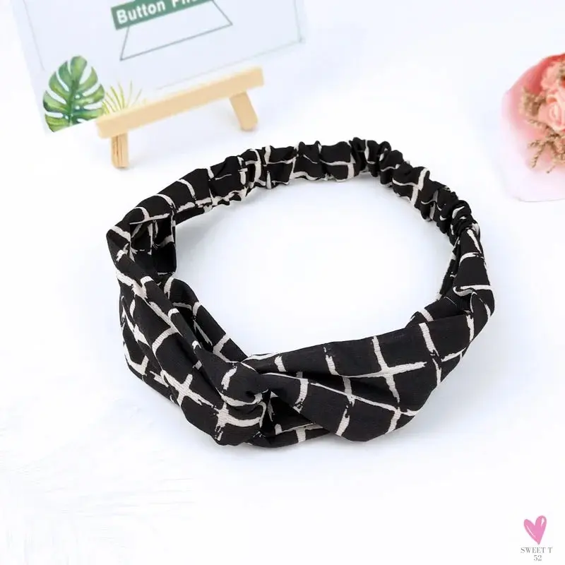 Scrunchies - Women's Knotted Turban Hair Accessories for Girls, Headband Turban/Elastic Hairband/Head Wrap/Striped  Hair Scrunchies