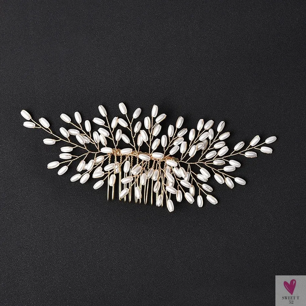 Elegant Hair Pins or Combs for Special Occasions, Weddings and Festivals for Women & Girls